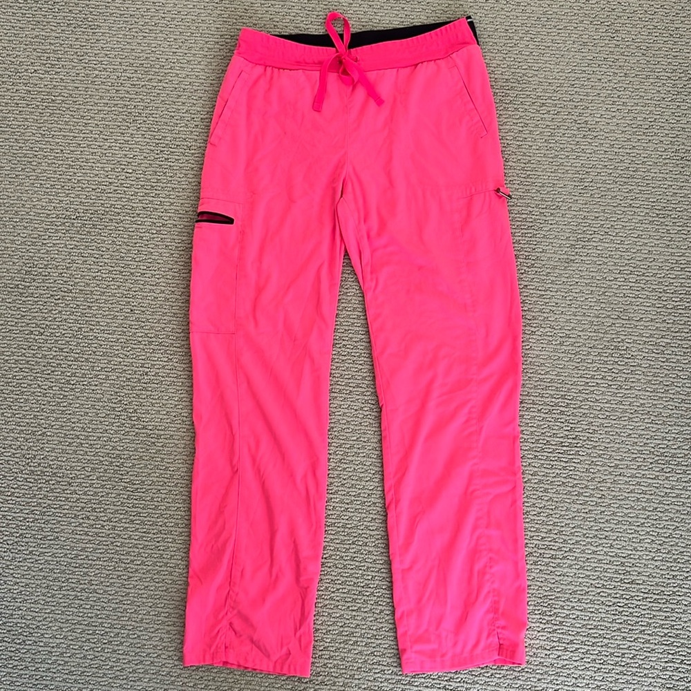 Greys Anatomy hot Pink Scrub Pants size Medium